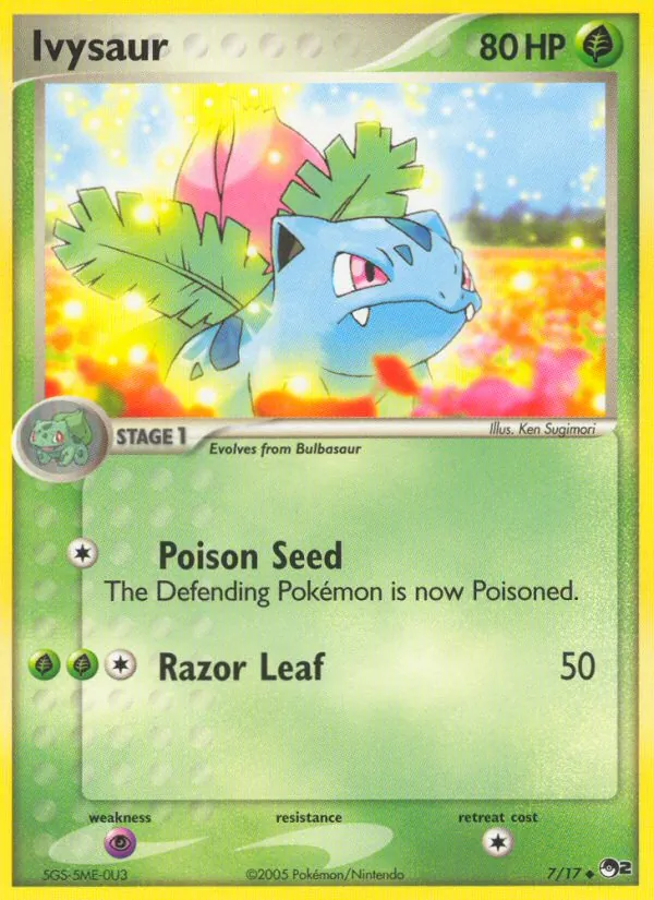 Ivysaur — POP Series 2 #7 (Pokémon TCG card)