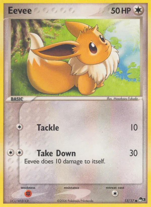Eevee — POP Series 3 #13 (Pokémon TCG card)