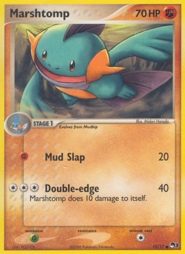 Marshtomp — POP Series 3 #15 (Pokémon TCG card)