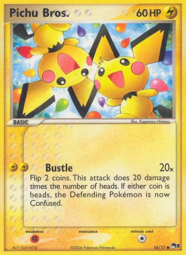 Pichu Bros. — POP Series 3 #16 (Pokémon TCG card)