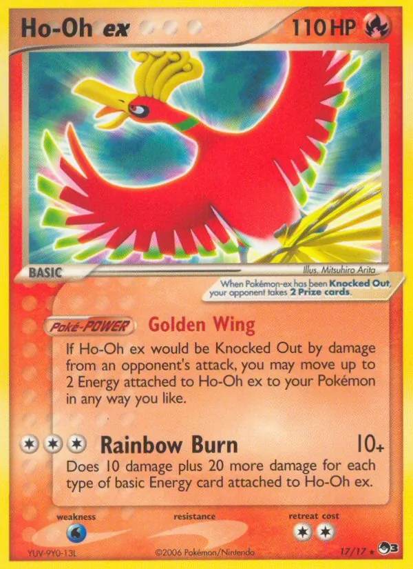 Ho-Oh ex — POP Series 3 #17 (Pokémon TCG card)