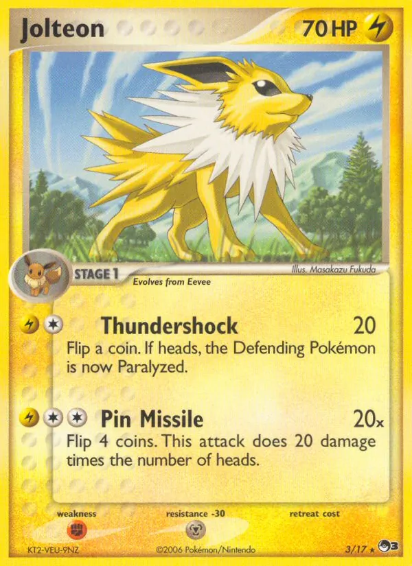 Jolteon — POP Series 3 #3 (Pokémon TCG card)