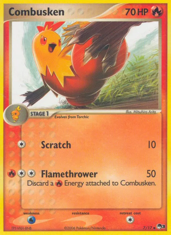 Combusken — POP Series 3 #7 (Pokémon TCG card)