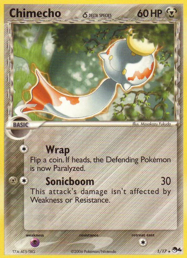 Chimecho δ — POP Series 4 #1 (Pokémon TCG card)