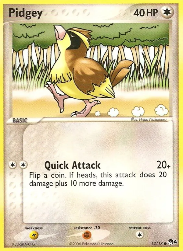 Pidgey — POP Series 4 #12 (Pokémon TCG card)