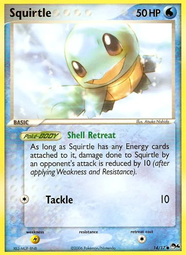 Squirtle — POP Series 4 #14 (Pokémon TCG card)