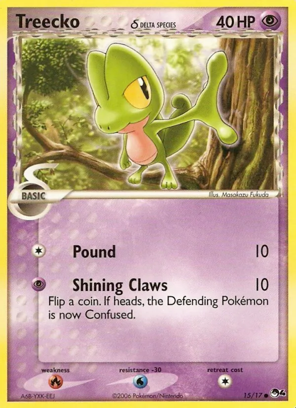 Treecko δ — POP Series 4 #15 (Pokémon TCG card)