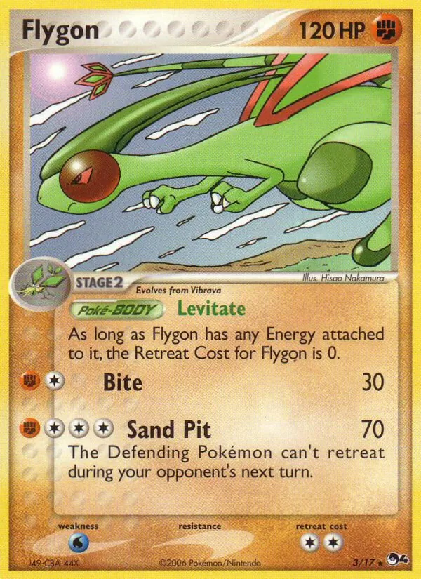 Flygon — POP Series 4 #3 (Pokémon TCG card)