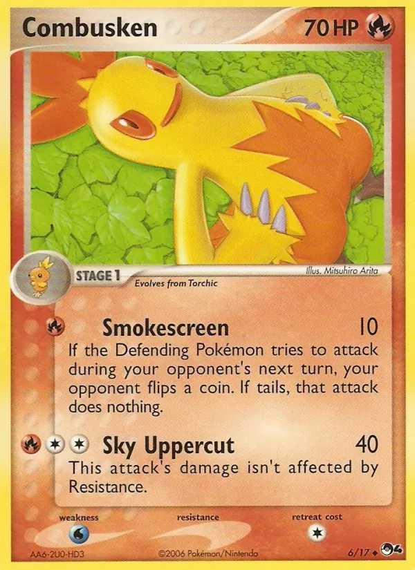 Combusken — POP Series 4 #6 (Pokémon TCG card)