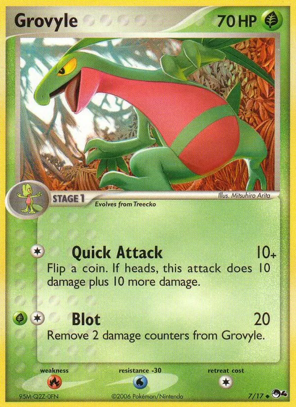 Grovyle — POP Series 4 #7 (Pokémon TCG card)
