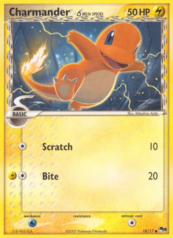 Charmander δ — POP Series 5 #10 (Pokémon TCG card)