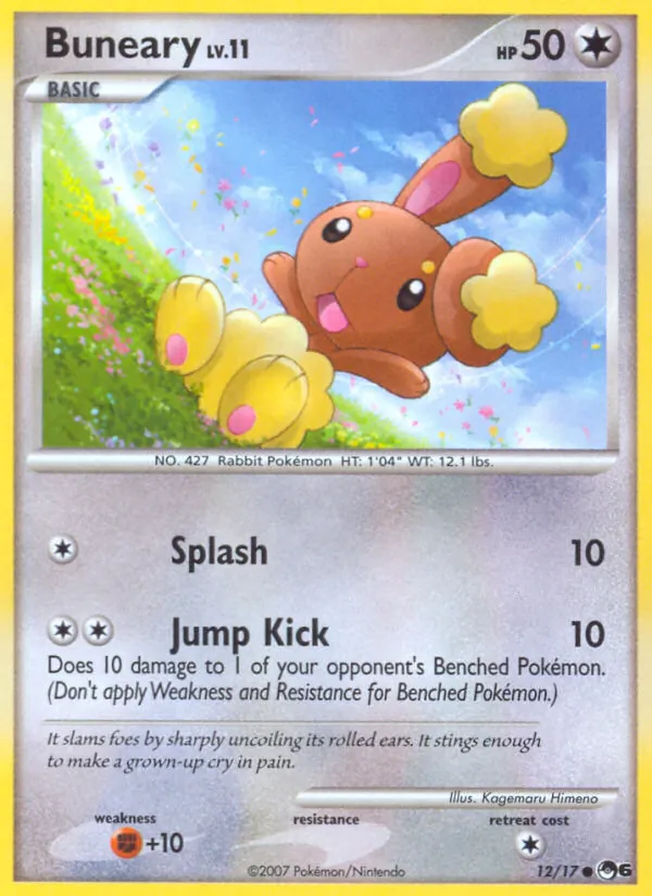 Buneary — POP Series 6 #12 (Pokémon TCG card)