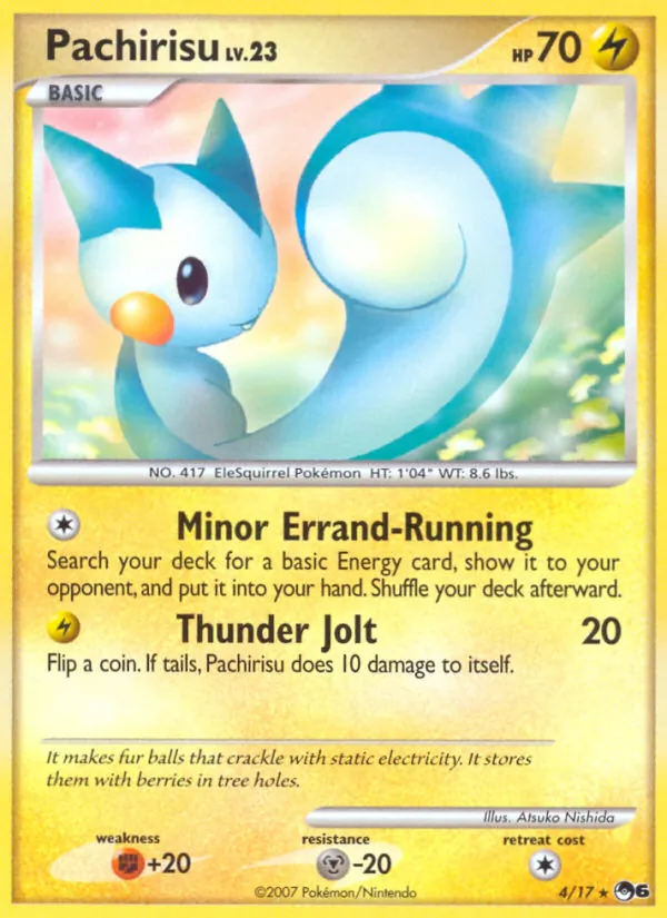 Pachirisu — POP Series 6 #4 (Pokémon TCG card)
