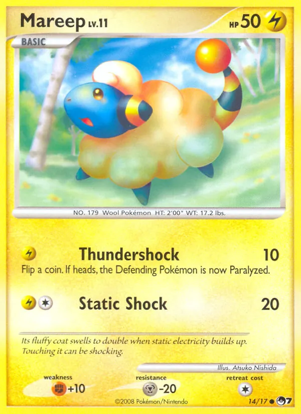 Mareep — POP Series 7 #14 (Pokémon TCG card)