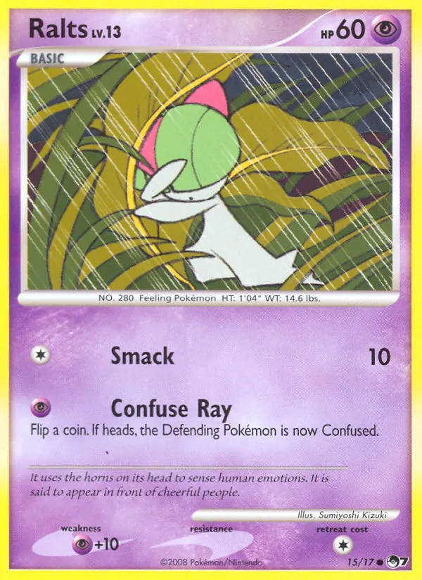 Ralts — POP Series 7 #15 (Pokémon TCG card)