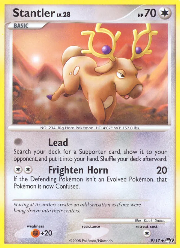 Stantler — POP Series 7 #9 (Pokémon TCG card)