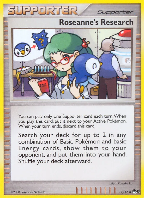 Roseanne’s Research — POP Series 8 #11 (Pokémon TCG card)