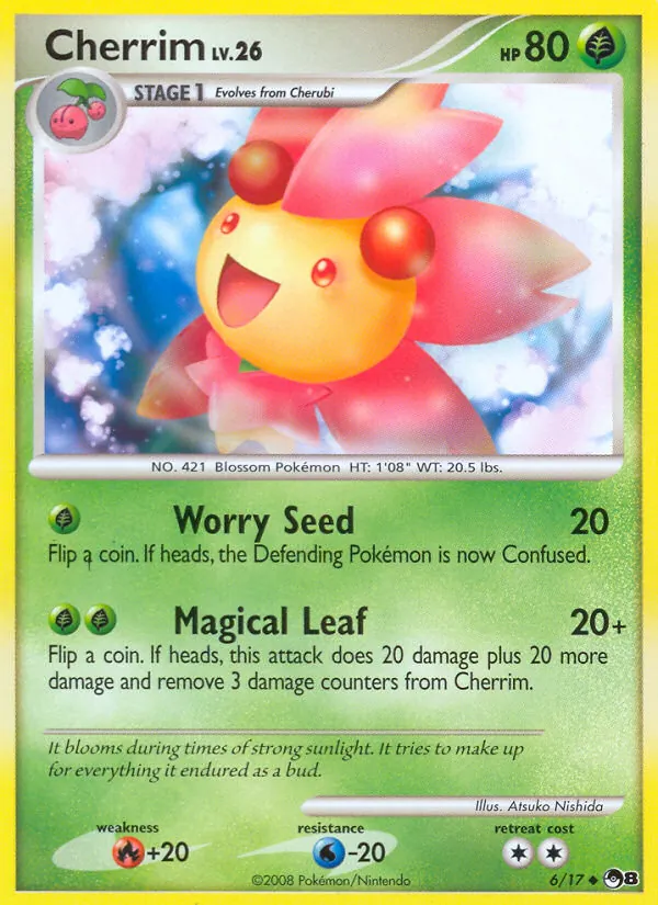 Cherrim — POP Series 8 #6 (Pokémon TCG card)