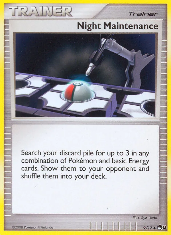 Night Maintenance — POP Series 8 #9 (Pokémon TCG card)