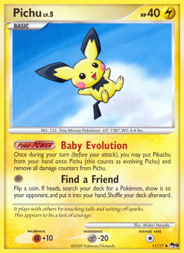 Pichu — POP Series 9 #11 (Pokémon TCG card)