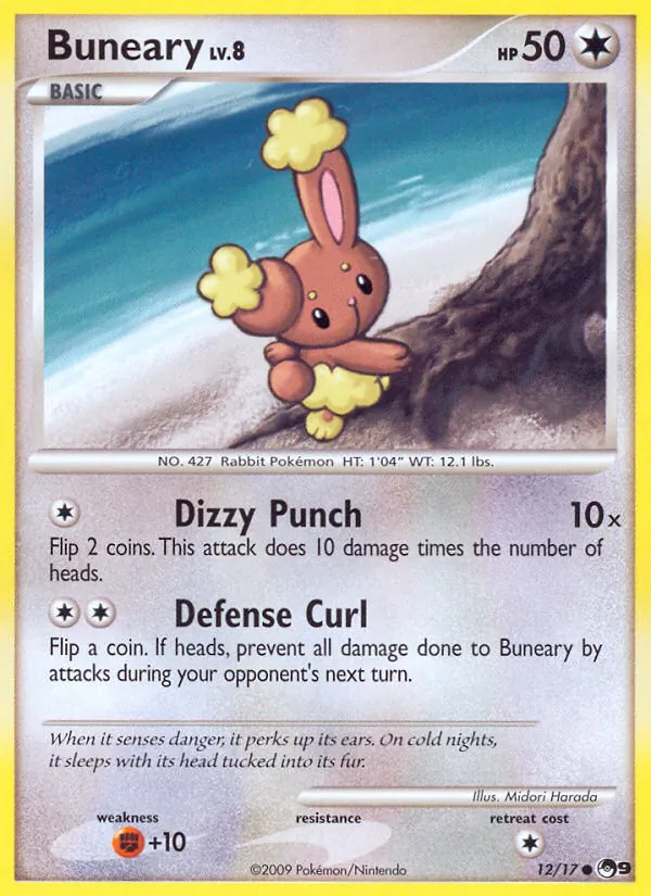 Buneary — POP Series 9 #12 (Pokémon TCG card)