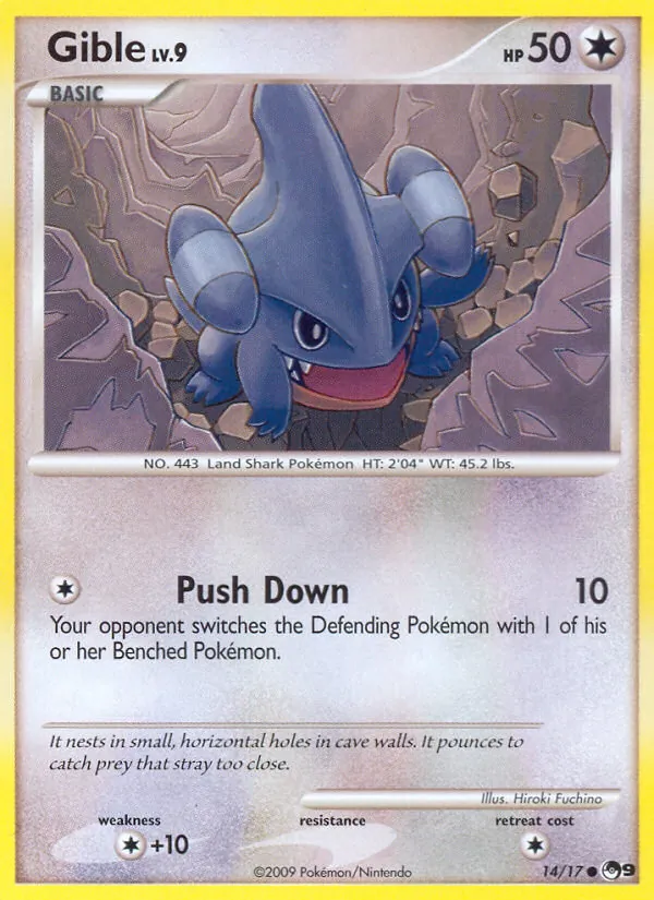 Gible — POP Series 9 #14 (Pokémon TCG card)