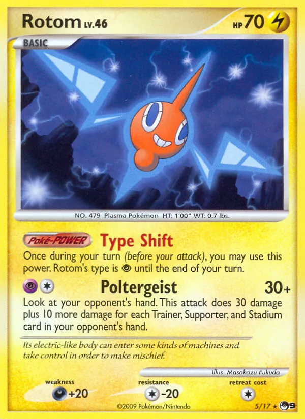 Rotom — POP Series 9 #5 (Pokémon TCG card)