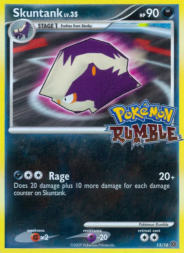 Skuntank — Pokémon Rumble #13 (Pokémon TCG card)