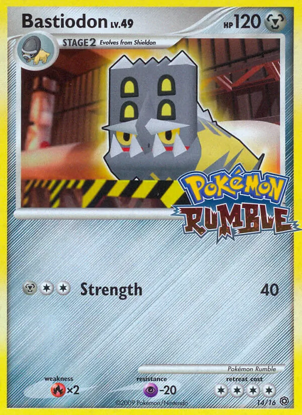 Bastiodon — Pokémon Rumble #14 (Pokémon TCG card)