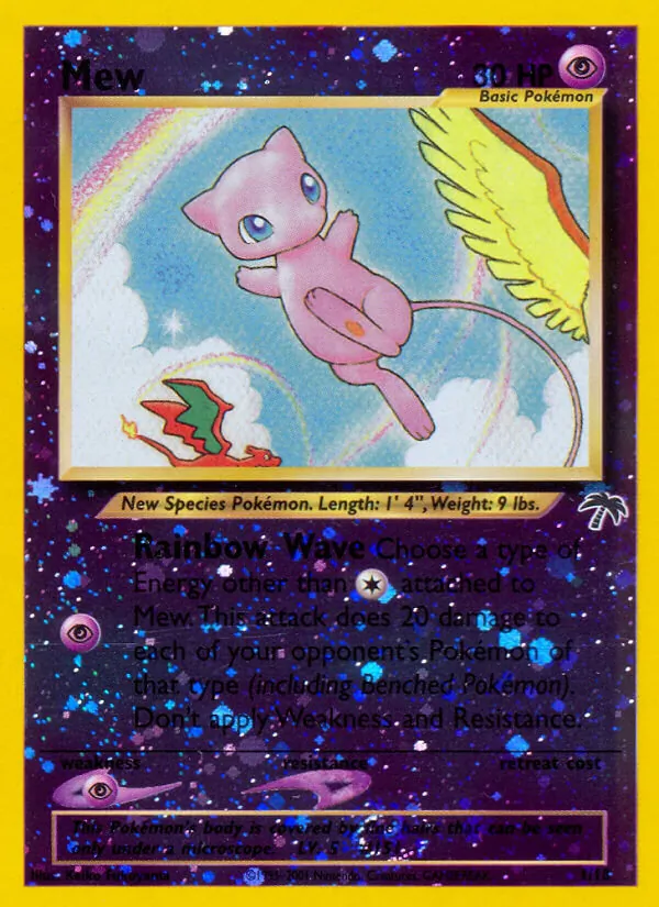 Mew — Southern Islands #1 (Pokémon TCG card)
