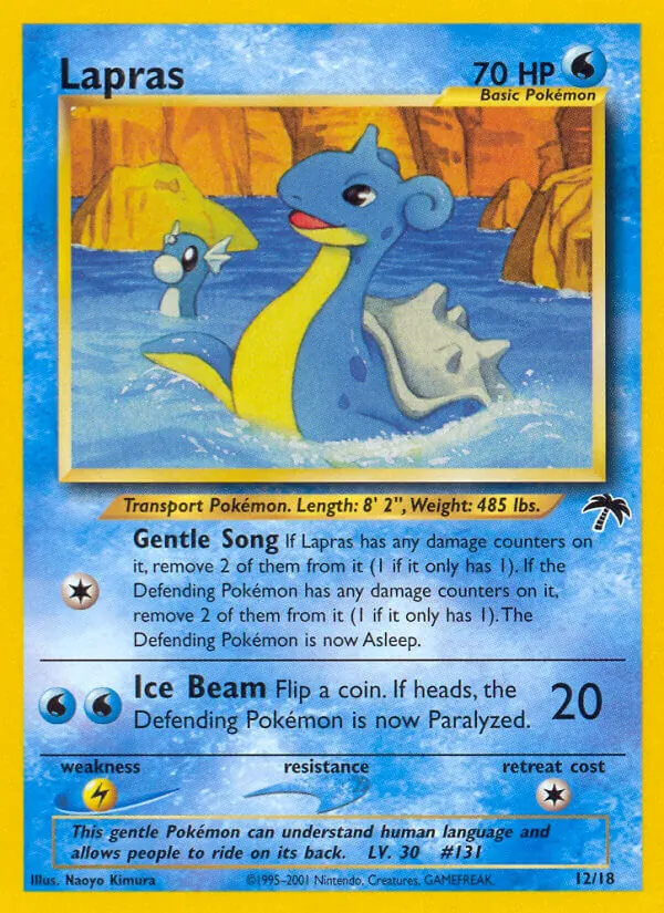 Lapras — Southern Islands #12 (Pokémon TCG card)