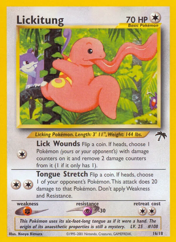 Lickitung — Southern Islands #16 (Pokémon TCG card)