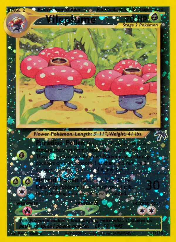 Vileplume — Southern Islands #17 (Pokémon TCG card)