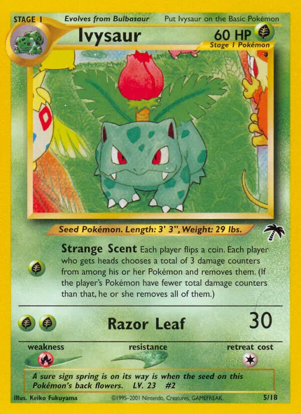 Ivysaur — Southern Islands #5 (Pokémon TCG card)