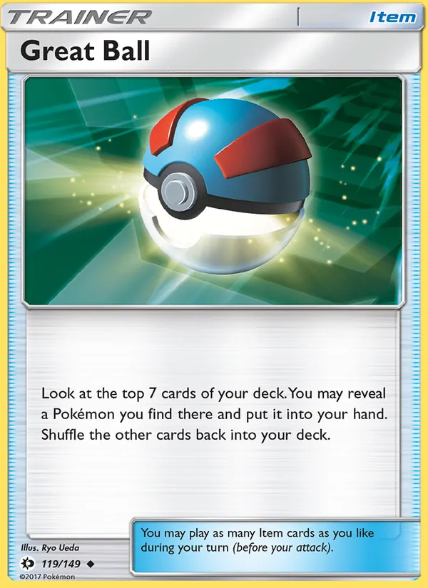 Great Ball — Sun & Moon #119 (Pokémon TCG card)