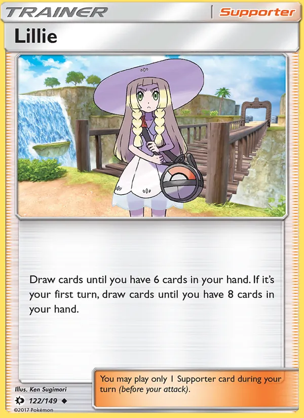 Lillie — Sun & Moon #122 (Pokémon TCG card)