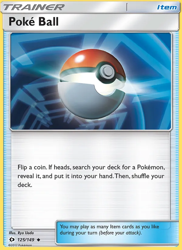 Poké Ball — Sun & Moon #125 (Pokémon TCG card)