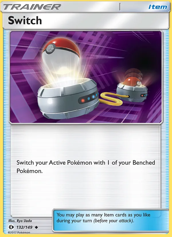 Switch — Sun & Moon #132 (Pokémon TCG card)