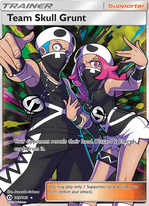 Team Skull Grunt — Sun & Moon #149 (Pokémon TCG card)