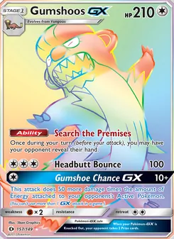 Gumshoos GX (Sun & Moon #157)