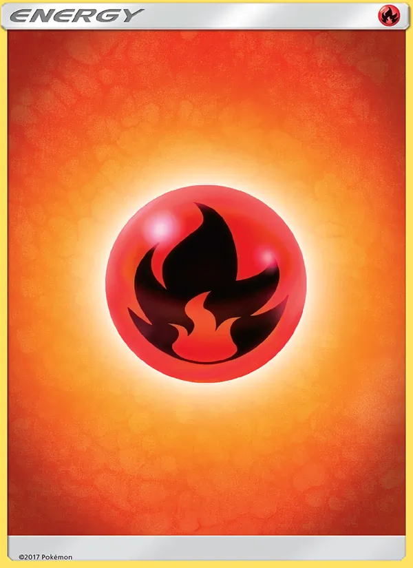 Fire Energy — Sun & Moon #165 (Pokémon TCG card)