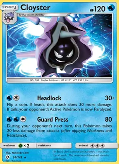 Cloyster (Sun & Moon #34)