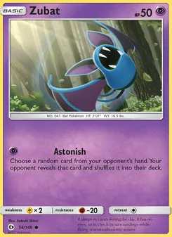 Zubat (Sun & Moon #54)
