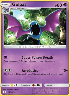 Golbat (Sun & Moon #55)