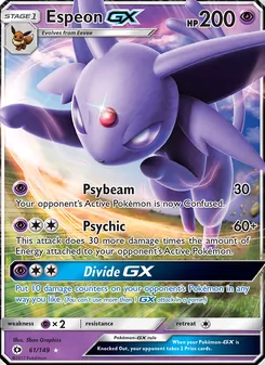 Espeon GX (Sun & Moon #61)
