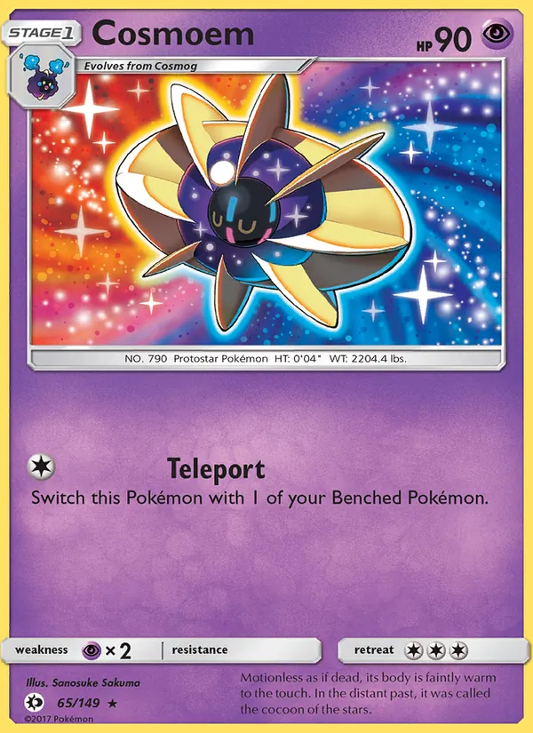 Cosmoem — Sun & Moon #65 (Pokémon TCG card)
