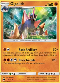 Gigalith (Sun & Moon #71)