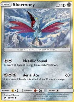 Skarmory (Sun & Moon #88)