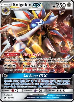 Solgaleo GX (Sun & Moon #89)