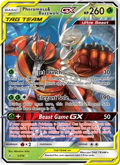 Pheromosa & Buzzwole GX (Unbroken Bonds #1)